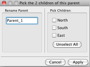 Parent_1 with no children checked